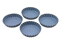 Faringdon Set of 4 Non-Stick Individual Quiche/Tart Pans