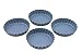Faringdon Set of 4 Non-Stick Individual Quiche/Tart Pans