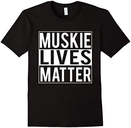 Men's Muskie Factory muskie lives matter Large Black