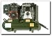 Amflo Air Compressor 8.0 HP Twin Tank Portable Gas 8 gal. Horizontal Midline