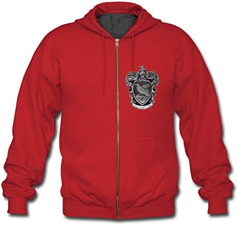 Harry Potter Ravenclaw Custom Men's Hoody Zip Hoodie Sweatshirt Jacket Red Large