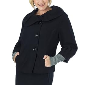 Mossimo Black Plus Wool Coat - Ebony by Mossimo