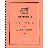 1931 BUICK Series 50 90 Service Shop Repair Manual Book by General Motors