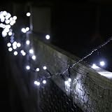 Guirlande lumineuse extérieure solaire, 100 LEDs Blanches x 2, OFFRE SPÉCIALE!