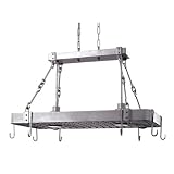 Review Maxim  / Modern 2-Light Pot Rack- Satin Nickel