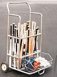 Baseball Equipment Bags & Storage - Equipment Cart w/ steel baskets - Sports