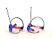 Superman (TM) Long Range Heat Vision Headset Walkie Talkie