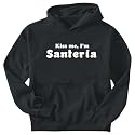 Sweatshirt Black " Kiss Me Santeria " Religion
