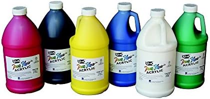 Sax True Flow Medium-Bodied Acrylic Paint, .5-Gallon, Set of 6