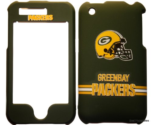 Licensed Green Bay Packers football Apple iPhone 3G Faceplate Hard Cell Protector housing Case Cover Snap On NEW !!