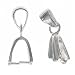 Sterling Silver Swinging 2-Part Pinch Bail for Pendant (1)