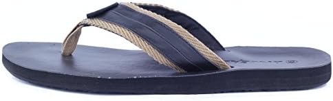 Cozy Men's Flip Flop Black PU Leather Insloe 8 M US