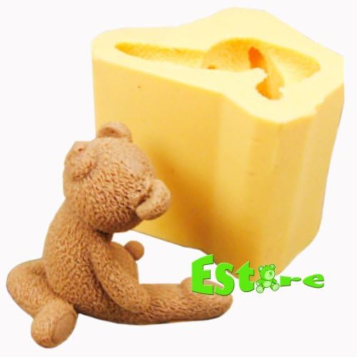 Silicone Candle Mould DIY 3D Bear Mold S0467