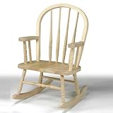 International Concepts 1CC-2140 Windsor Rocker, Unfinished
