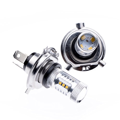 80W White H4 9003 HB2 Samsung 16-LED Dual Beam DRL Running Foglight Bulb For Honda Toyota Nissan Mazda