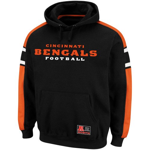 NFL Cincinnati Bengals Passing Game II Hoodie Sweatshirt - Black (Large) Amazon.com