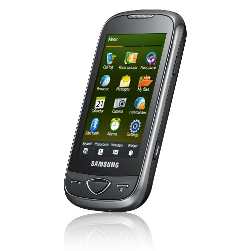 Samsung S5560 Handy (Touchscreen, 5 Megapixel Kamera, Social Networking-Dienste) schwarz