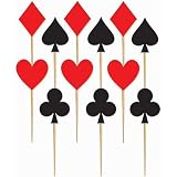 Card Suit Wood Picks 48ct