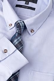 Limited Collection Cotton Rich Slim Fit Oxford Shirt with Tie