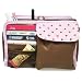 Storage and Organization Cosmetics Bag/Grooming Bag, Pink Polka Dots
