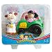 Fisher-Price Little People Sonya Lee with Tractor and Cow Set
