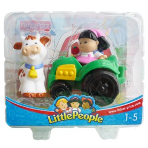 fisher price little people sonya lee with tractor and cow set  more detail click!