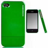 CaseCrown Metallic Glider Slim Case for Apple iPhone 4 and 4S (AT&T, Sprint, & Verizon compatible) - Green