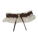 Mocha Dream Garter- Chocolate/ Ivory
