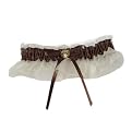 Mocha Dream Garter- Chocolate/ Ivory