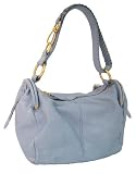 B Makowsky Venice Frame Top Zip in Cloud