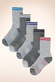 5 Pairs of Older Boys Cotton Rich Dotted Ribbed Sports Socks