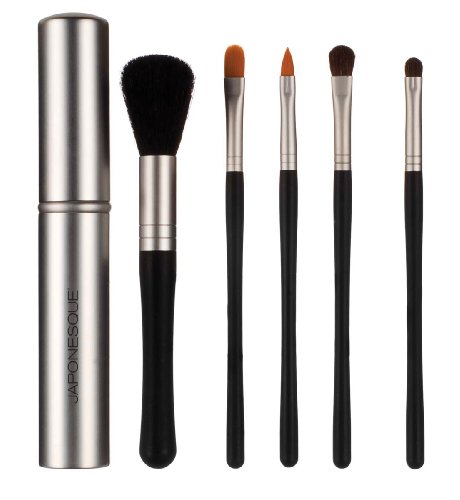 JAPONESQUE TouchUp Tube Brush Set Silver, 2.3 Box