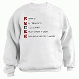HUG MY BOUVIER DES FLANDRES CHECKLIST Adult Sweatshirt (Crewneck) Various Colors