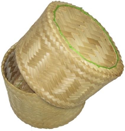 Thai Handmade Sticky Rice Serving Basket midiuml size