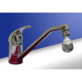 Kitchen Sink Tap by Ultra DTY306 Including Miracle Tap Sprayer C/P Black