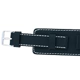 Cuff Genuine Leather Watch Band Black White Stitching Wide Band 20mm SALE