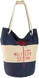 Tommy Hilfiger Palm Tree Print Boat Sack,Medieval Blue,one size