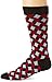 K. Bell Socks Men's 3-D Squares Crew Sock