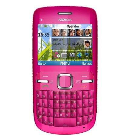 nokia c3 00 pink. Nokia C3-00