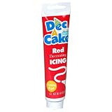 Dec-A-Cake Decorating Icing, Red, 4.25-Ounce Tubes (Pack of 12)