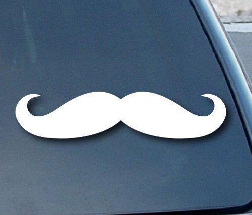 Mustache Car Window Vinyl Decal Sticker 6