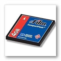 Delkin Devices High Speed 50X 4GB Compact Flash with lifetime Warr