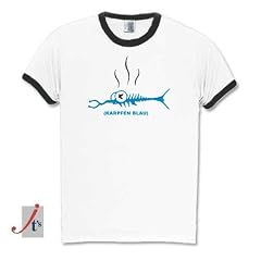 WEIHNACHTSMEN� - KARPFEN BLAU Ringer-T-Shirt