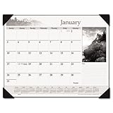 UPC 038576011632 product image for AT-A-GLANCE Visual Organizer Recycled Black and White Desk Pad, 22 x 17 Inches,  | upcitemdb.com
