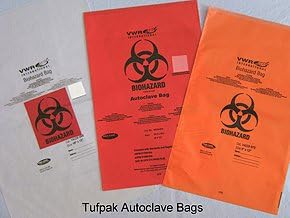 Secura'T Autoclave Bags NONhazardous, Clear, No Print, 8x12", CS200