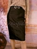 Dolce & Gabbana - $895 New DOLCE & GABBANA Black Silk Pencil Skirt 44 10