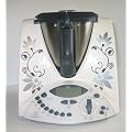 Aufkleber fuer Thermomix Sternzahn ST02 SET2 silber