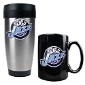 Utah Jazz Stainless Travel Mug & Coffee Cup Set