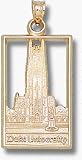 Duke Blue Devils Chapel Pendant - 14KT Gold Jewelry