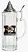 Missouri Tigers (M) Tall Lidded Stein